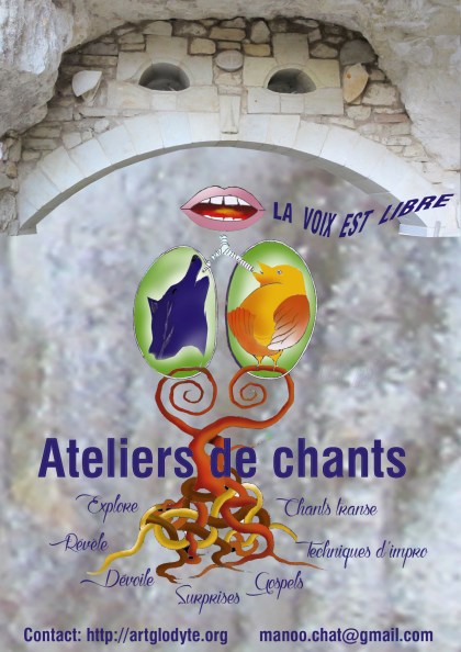 affiche manoucha chant