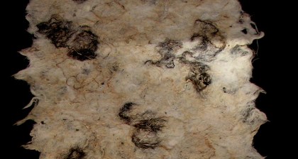 feutre laines brutes